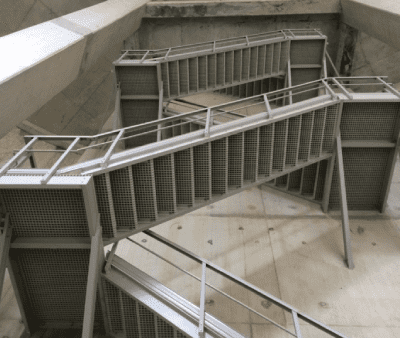 escalier polyester